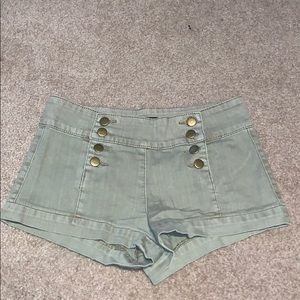 Light Olive Green Shorts